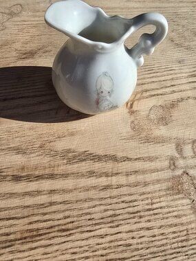 Precious Moments "Mother Sew Dear" mini pitcher 1986